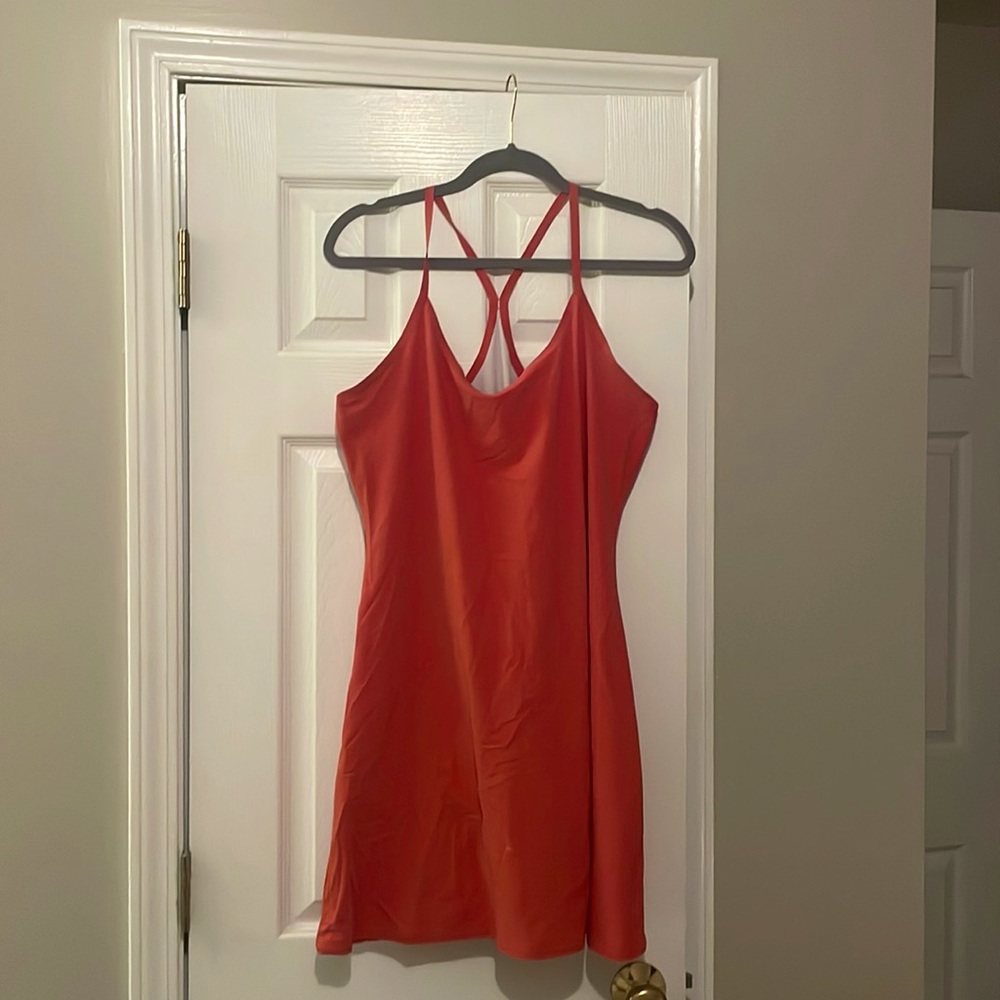 Outdoor Voices Rust Orange Exercise Dress